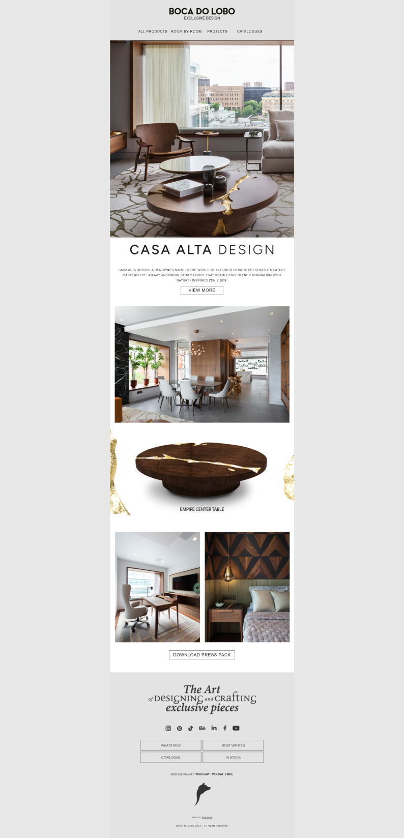 Casa alta feature in boca do lobo magazine website